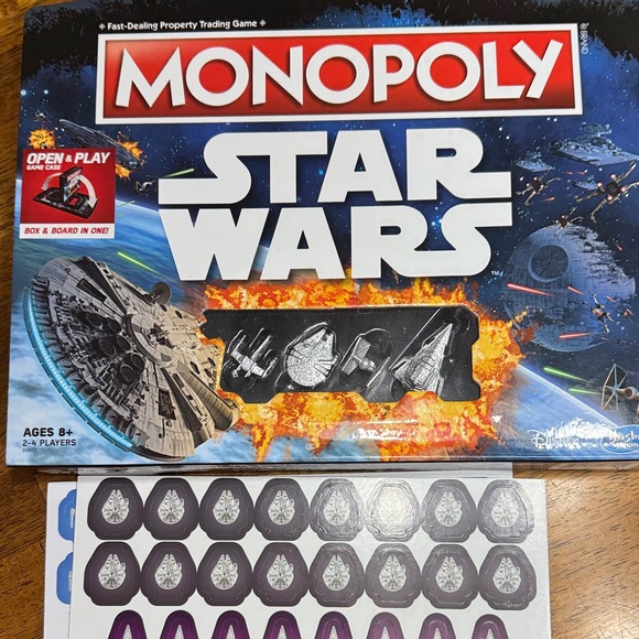 New 2015 Hasbro Monopoly: Star Wars (open & play) board game. - Picture 3 of 10